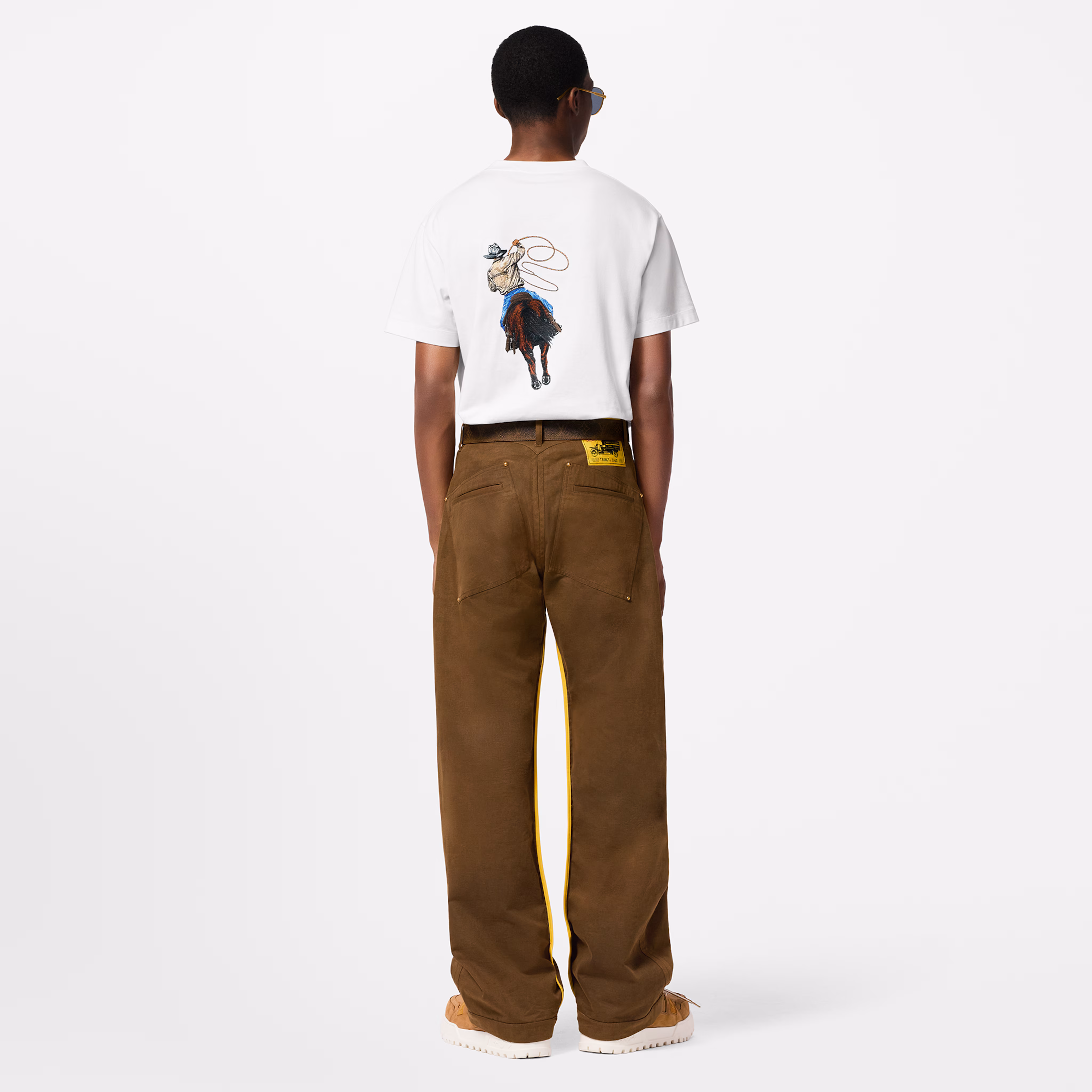 Graphic Embroidered Cotton T-Shirt 040